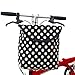 Easy-topbuy Cesta Delantera De Bicicleta, Cesta para Manillar Plegable Impermeable con Cubierta Cesta para Bici De Gran Capacidad De Lona para Adultos, Niños Y Mascotas, 24x15.5x27 Cm