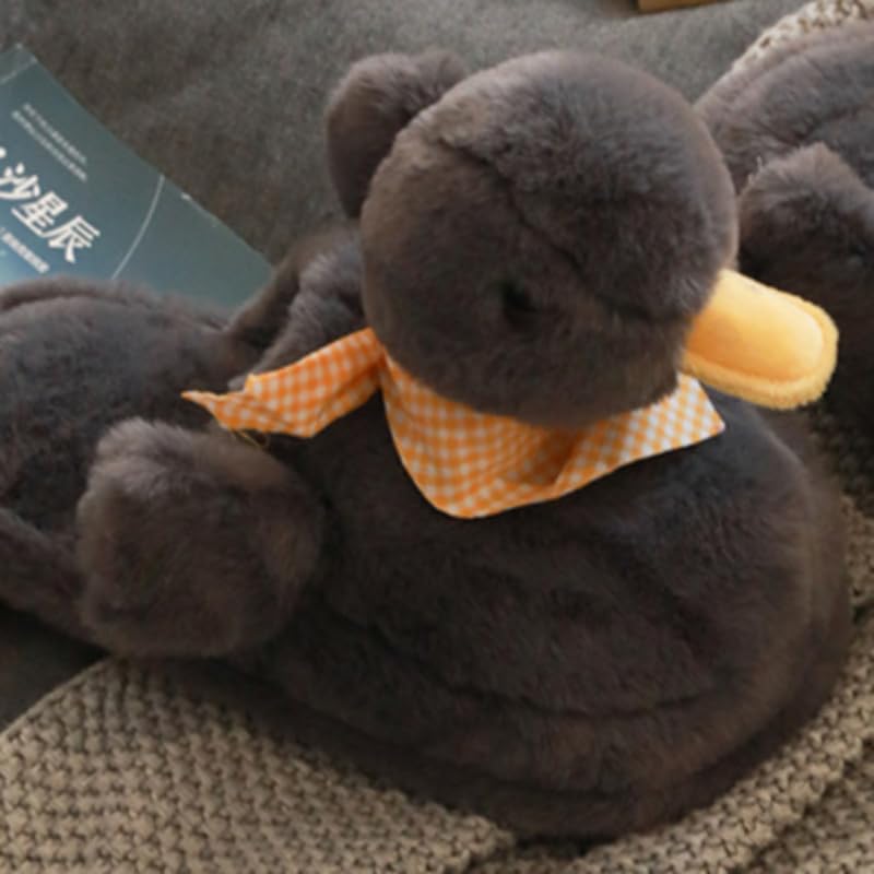 Duck Cotton Slippers Cute Cartoon Home Non-slip Couple Floor Plush Slippers Home3