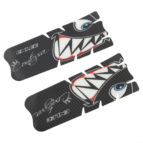 Juego de láminas protectoras para manivela de bicicleta, pegatinas anticolisión para accesorios de ciclismo de montaña (pegatina de manivela - Explosión)