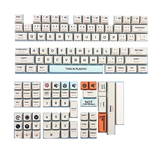Keycap PBT XDA clavier mécanique Cherry MX 127 touches plastique pour GK61
