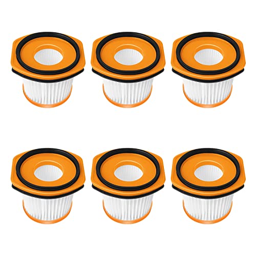 Filter Ersatzteile Zubehör für Shark WV361EU WV362EUT WV361 WV362 Kabellosen Handstaubsauger Akku Staubsauger Ersatzfilter (6 Stück) Cover