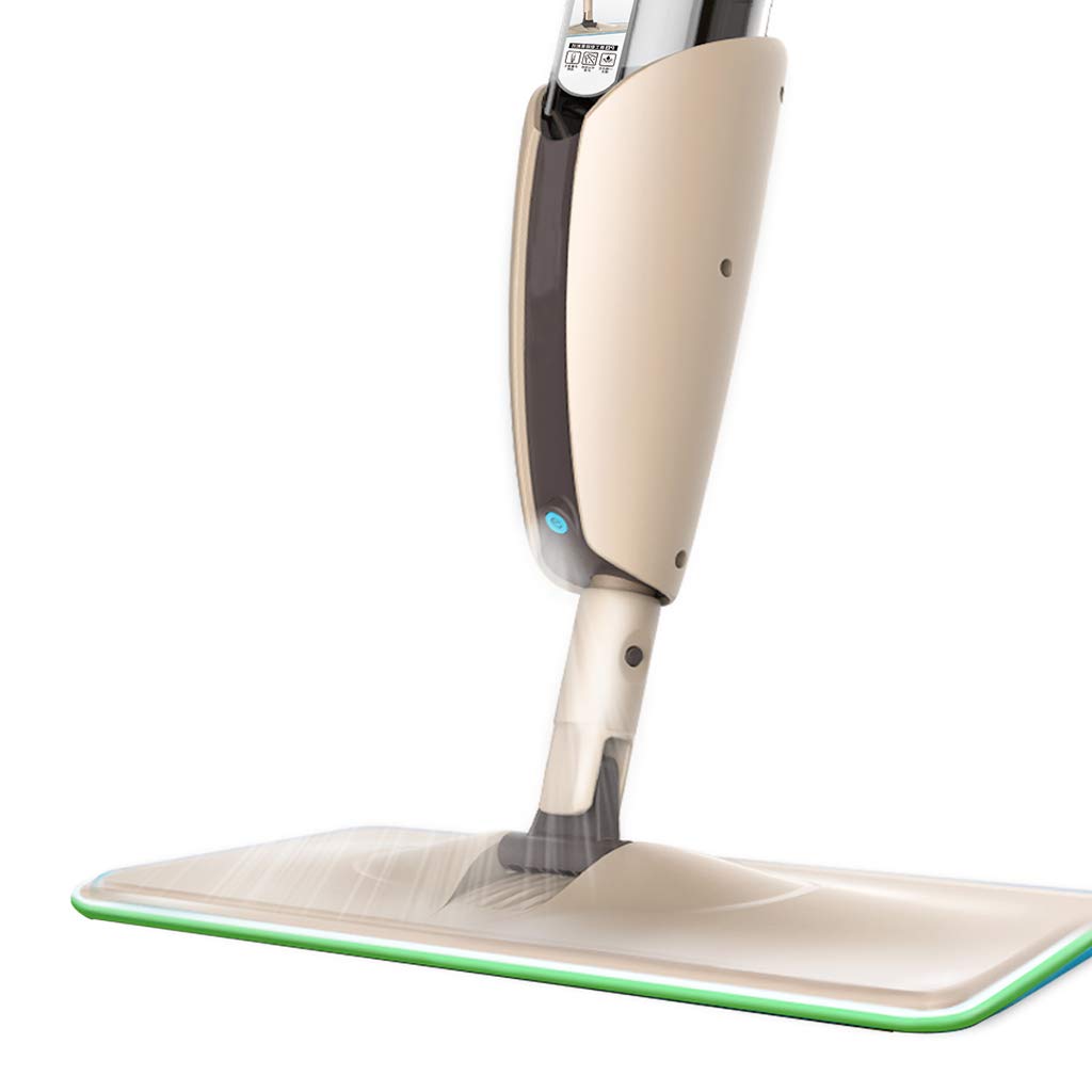 DWW Fregona en Spray, fregona de Microfibra para Pisos de Madera Dura - Artefacto Perezoso para la Limpieza de Pisos en húmedo o en seco (Color : Gray)