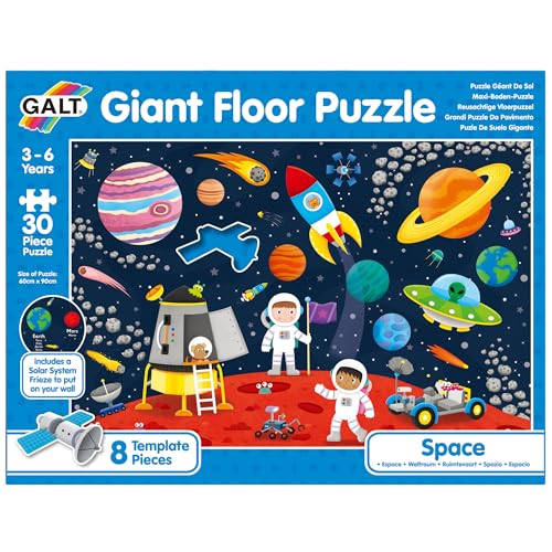 Galt Toys, Giant Floor Puzzle - Weltraum, Bodenpuzzles für Kinder ab 3 Jahren