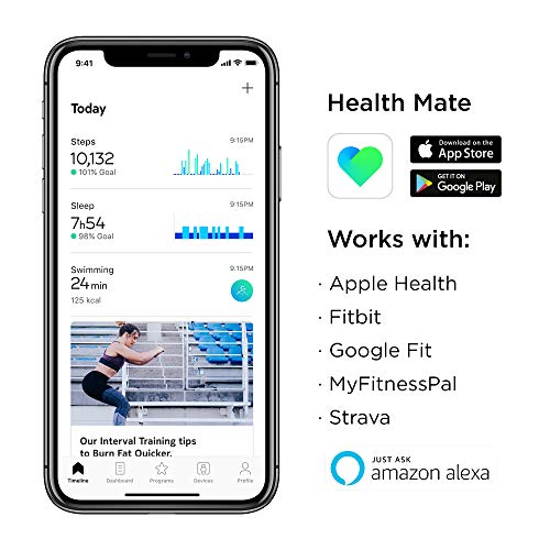 Withings Move – Fitnessuhr – Trackt Schritte, verbrannte Kalorien und Schlaf – Wasserdicht mit Connected GPS und Chronographen – Bluetooth Synchronisierung für iPhone und Android – Bild 3