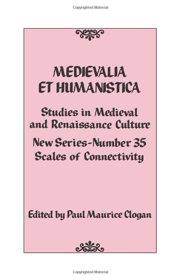 Buy Medievalia Et Humanistica, No. 35: Studies in Medieval and Renaissance Culture — BookShops.in