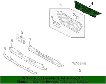 Amazon.com: Generic Genuine OEM 86360-J9000 Radiator Grille Amazon.com: Generic Genuine OEM 86360-J9000 Radiator Grille
