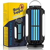 Houyond Bug Zapper Outdoor, Solar Bug Zapper with 3 Solar Panels, IP65 Zapper Indoor for Home, 3600mAh Mosquito Killer for Backyard