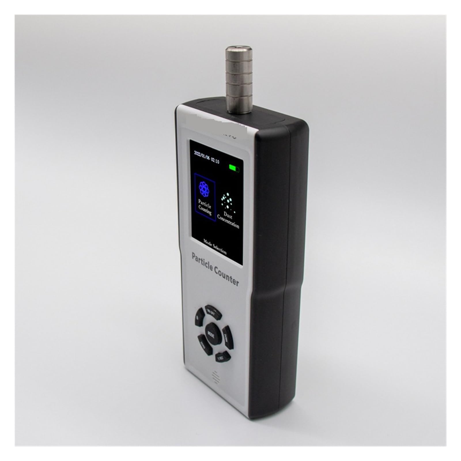 Luftqualität Messgerät, PM2.5Exportdaten Sechs Kanäle Staubpartikel mit Druck Luftqualitätsmonitor Tragbarer Detektor Staubpartikelzähler, für Home Office Schule Hotel