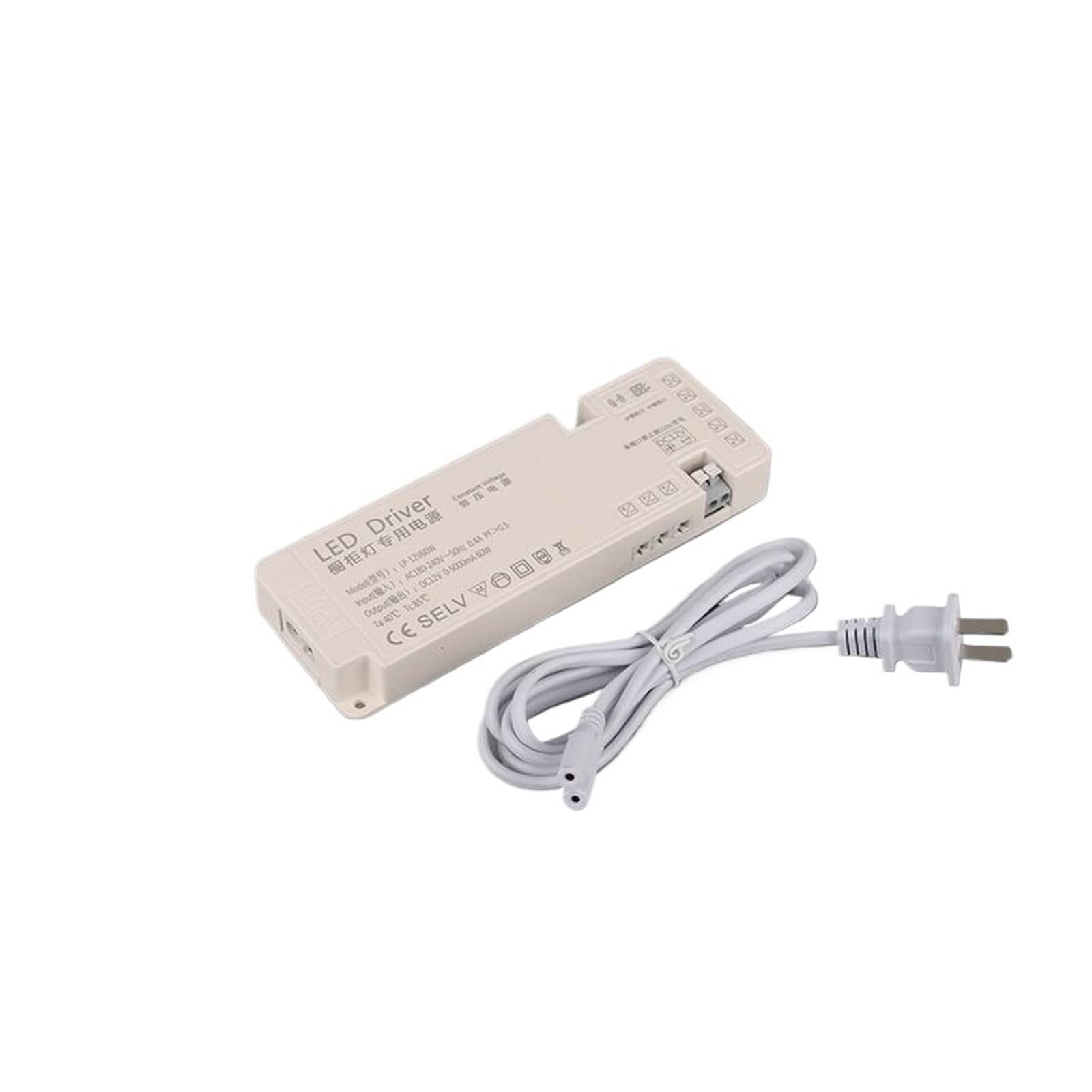 PWANUIGTE Ultra-Thin Wardrobe Cabinet Light Dedicated Power Supply 12V/24V Wine Display Layer Switch Transformer(DC12V-60W 8 ports)