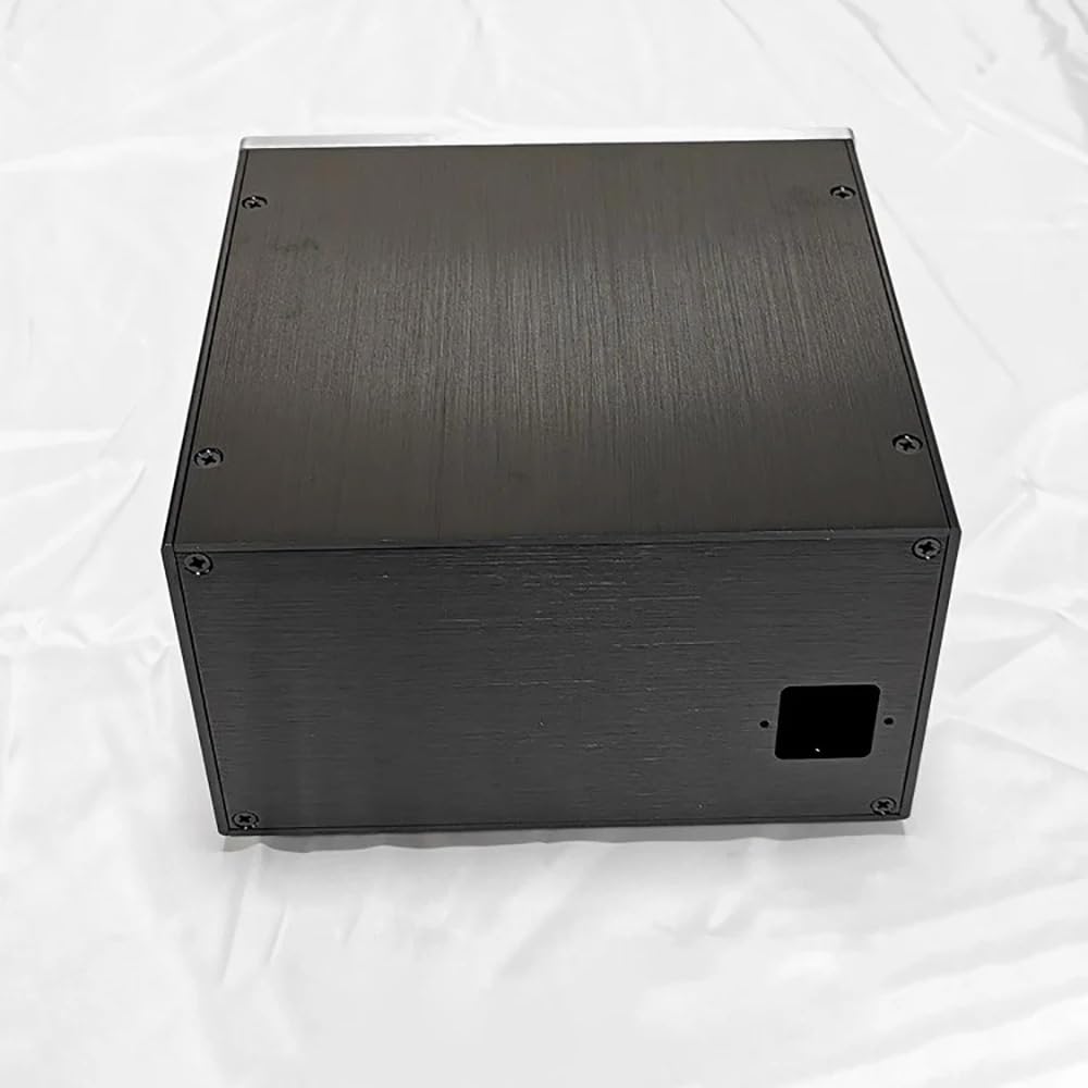 Toplionace 210x120x210mm Pełna Aluminiowa Obudowa do Wzmacniacza Lampowego/Lampowego, Przedwzmacniacza/Końcówki Mocy/Wzmacniacza Zintegrowanego, Dookólna