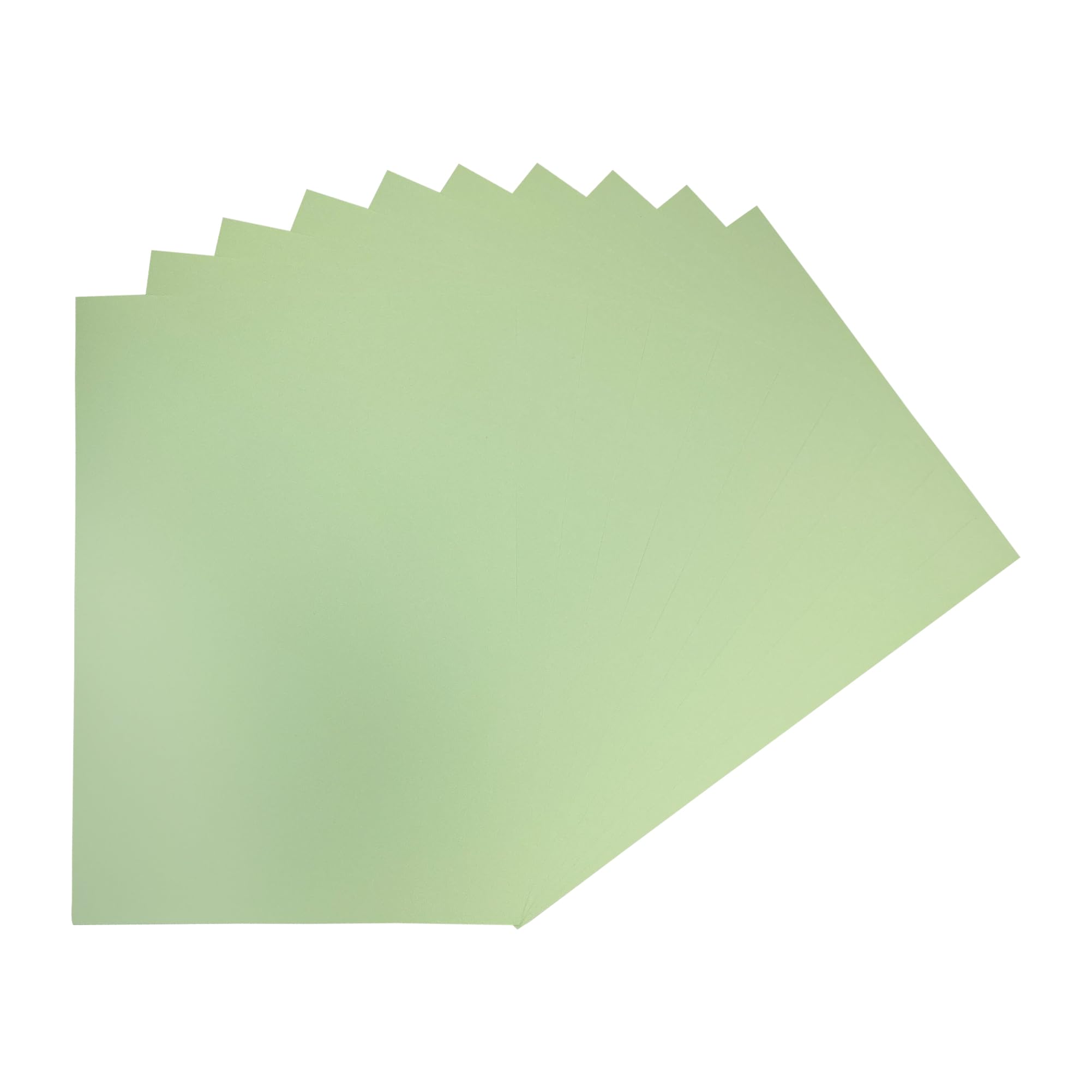 Pack of 50 A4 Pastel Green Coloured Card 160gsm Sheets