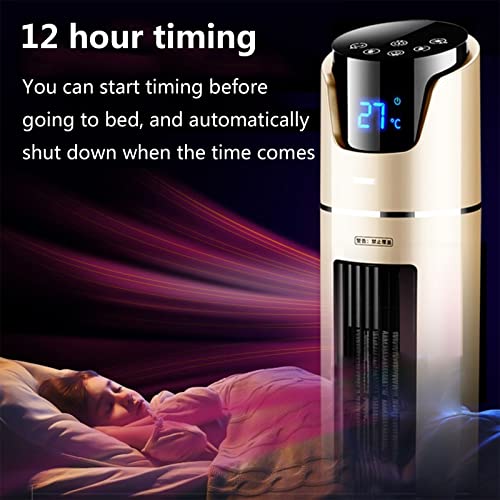 Keramische ventilatorkachel, draagbare ventilatorkachel, verstelbare thermostaat, stil, verticaal, energiezuinige verwarming, 2000 W, geschikt voor ruimtes tot 30 m2, kantelbeveiliging, - Afbeelding 7