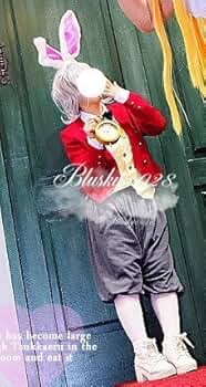 不思議の国のアリス　コスプレ衣装＋ウィッグ Amazon.co.jp: [エアーズCOS] 不思議の国のアリス 白ウサギ(擬人