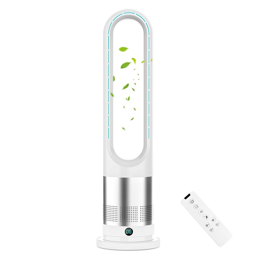 電気ファンヒーター タワーファン 羽根なし 扇風機 サーキュレーター Amazon.co.jp: タワーファン 羽なし扇風機【2025革新冷暖房