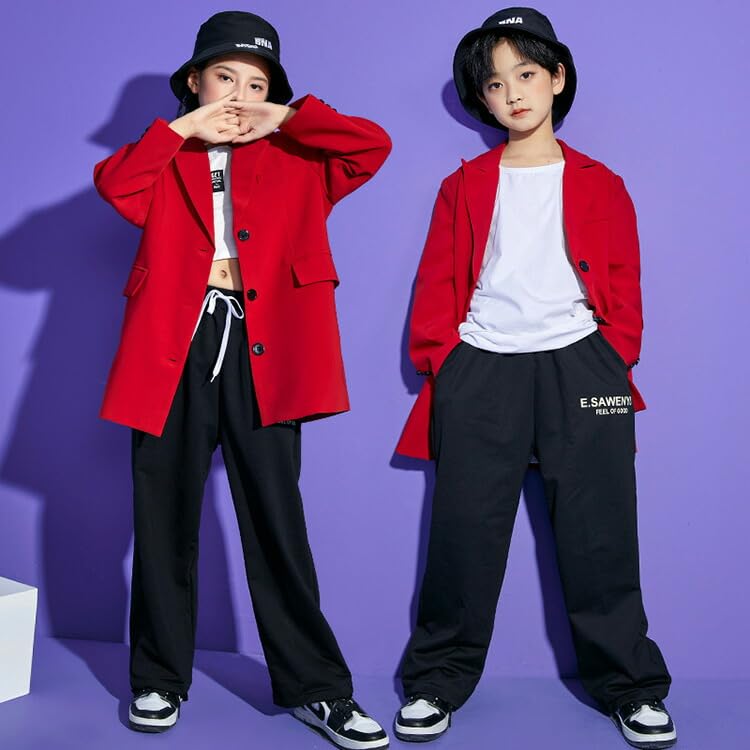 WJ-SISI] 男の子 女の子 キッズ ダンス衣装 ステージ衣装 セットアップ