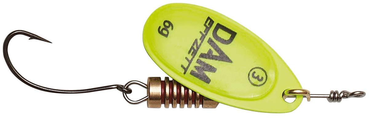 Cucchiaio Rotante DAM Effzett Con Ancora Singola - Size 2 (4g) Per Pesca Alla Trota E Spigola