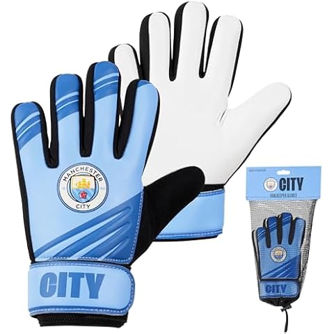 Manchester City Goalkeeper Gloves for Kids Cover