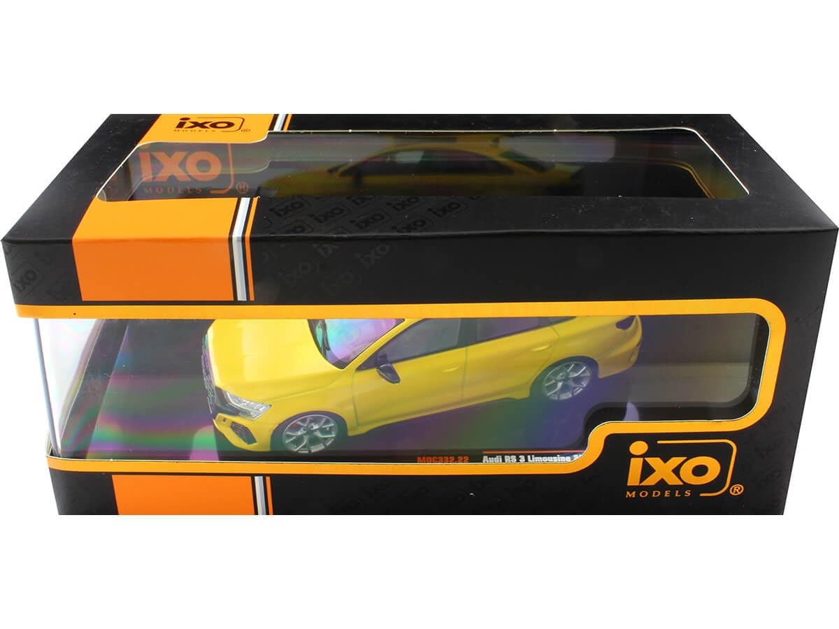 2022 Audi RS3 Limousine (8Y) Amarillo 1:43 IXO Models MOC332.22