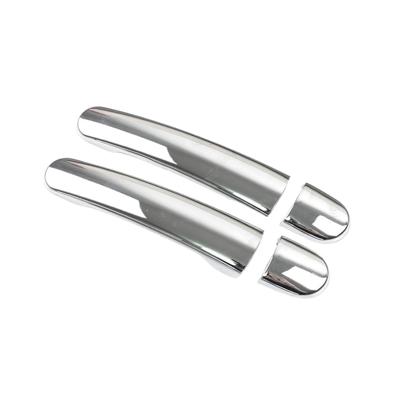 BYSKJZ Car Exterior Door Handle for VW for Golf 4 for Jetta for Bora for MK4 for Rabbit for A4 for 1J 1996 1997 1998-2009 Exterior Door Handle Covers(Silver 3)