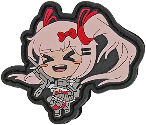 GChan Tactical Anime Girl Waifu Kawaii PVC Patch Hook and Loop image 3