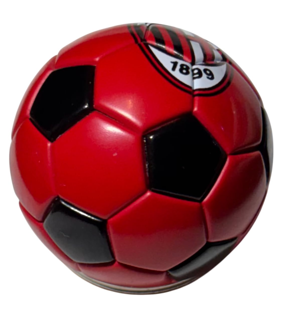 Generico Portachiavi compatibile milan palla calcio gadget accessorio zaino idea regalo uomo donna bambino