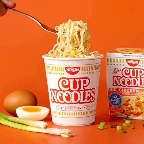 Nissin Cup Noodles Chicken Microwaveable Paper Cup 12-Pack