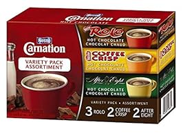 Nestle Carnation Hot Chocolate Variety Pack Rolo, Coffee Crisp