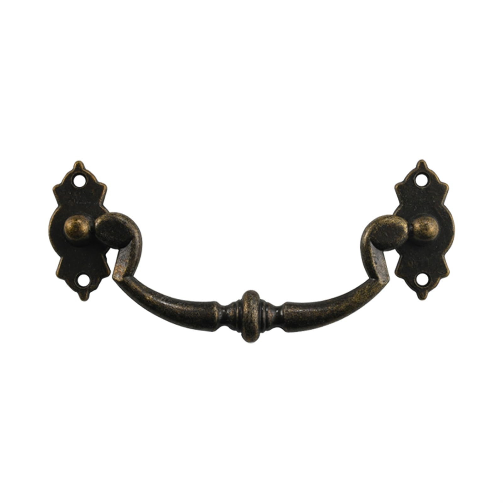 ZAANHA Vintage Retro Antique Zinc Alloy Pull Handle for Wooden Drawer Dresser Chest Cabinet Cupboard(7.9cm)