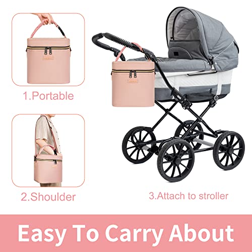 Mancro Breastmilk Cooler Bag Pink