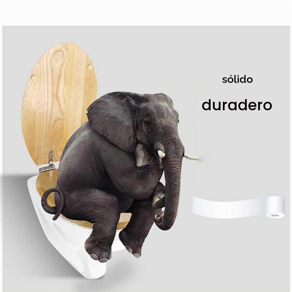 Madera Maciza Universal Asiento De Inodoro Bisagra De Metal Tapa del Inodoro Cierre Lento Y Suave Óxido Y Resistente Al Agua Antibacteriano Y Ecológico Fácil De Instalar,D