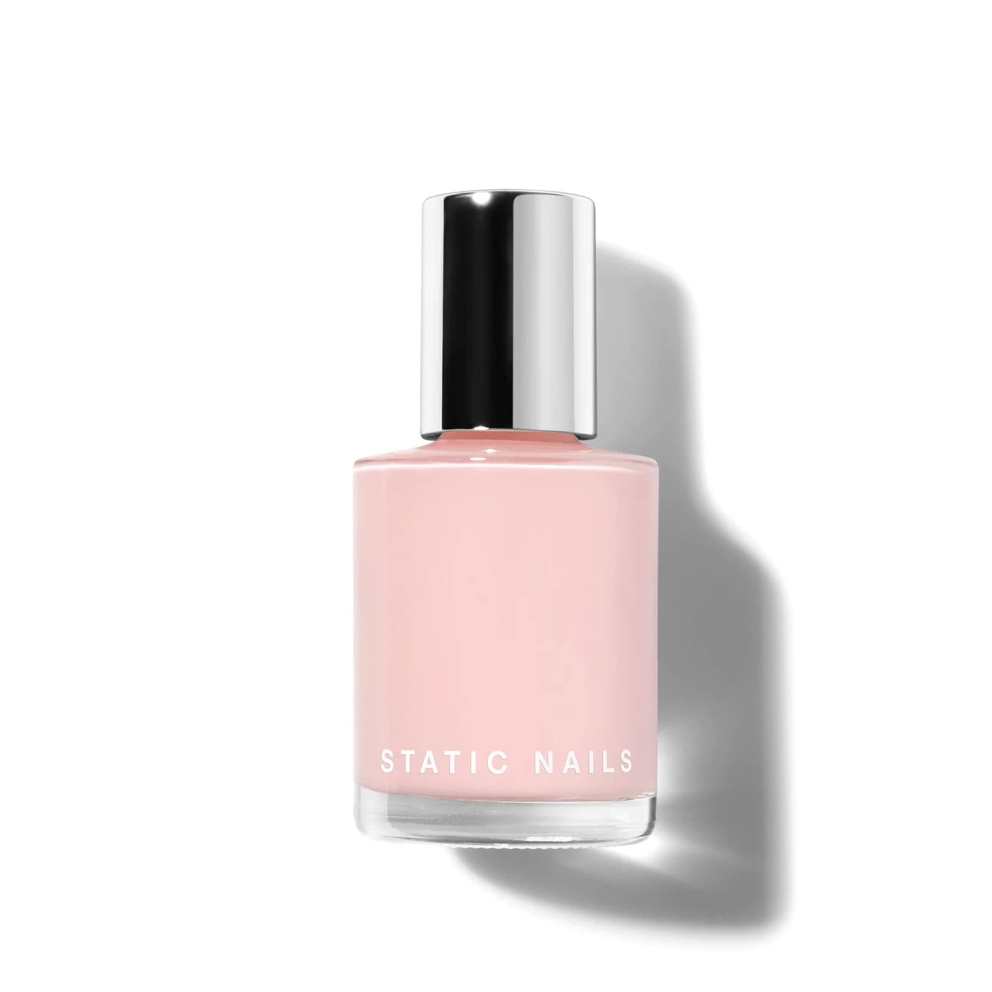 Static Nails Liquid Glass Lacquer, Longer Lasting 8+ Free Treatment Nail Polish (Pinks) (Baby Doll) - Quick Dry Finger Nail Polish - DIY Nail Art