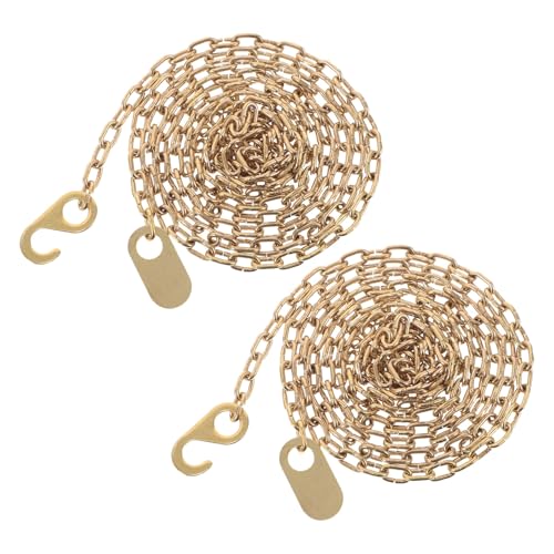 La mejor comparación de Relojes de suelo , tabla con los diez mejores. 47 WEKADRIN 2 Piezas Cadenas de Péndulo Decorativas para Reloj de Suelo, 2 Piezas de Acero Resistente, Accesorio de Repuesto para Relojes Mecánicos Antiguos, Decoración para Hogar...