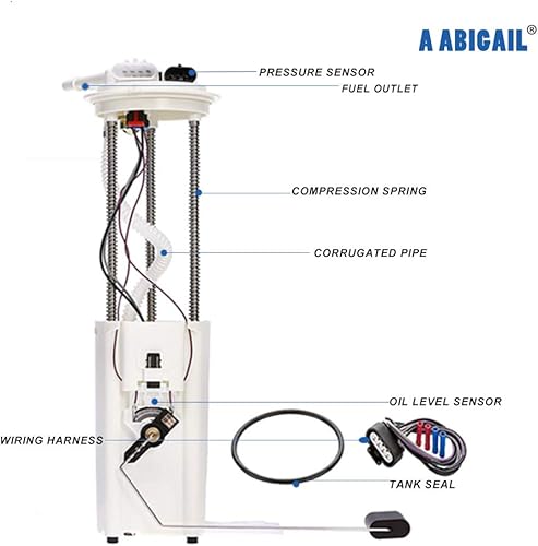 Miniatura 4 de Conjunto de bomba de combustible E3952M de repuesto para camioneta Chevy S10 1997-2002 y GMC Sonoma 97-00 Isuzu Hombre V6 4.3L