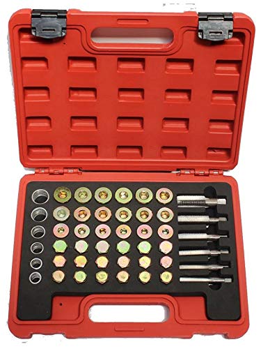 Kit Réparation Filetage Bouchon de Vidange M13 M15 M17 M 20 M22 114pcs