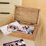 Ajuny Caja de Almacenamiento de Joyas Decorativa de Madera...