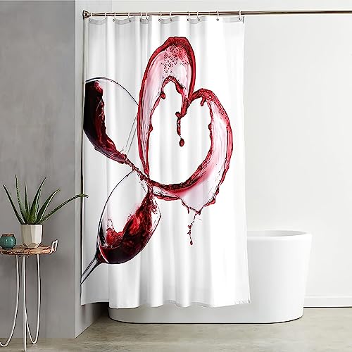 Rideau de douche blanc 300x200cm KnSam en polyester imperméable