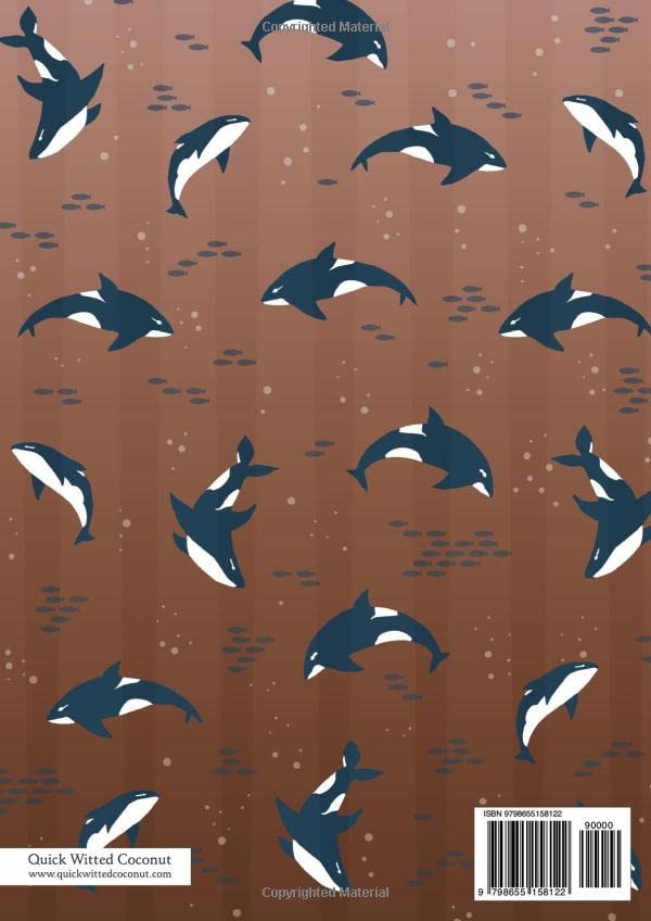 Orca Notebook - Lined Pages - A4 - Premium: (Bronze Edition) Fun notebook 192 lined pages (A4 / 8.27x11.69 inches / 21x29.7cm) - Image 2