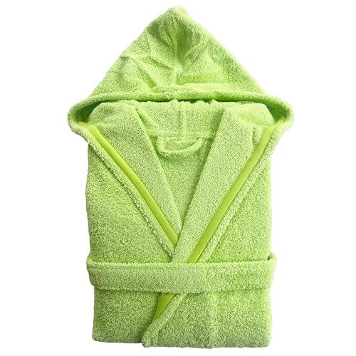 BOSKIMO Albornoz de Baño Unisex con Capucha 100% Algodón OEKO-TEX – Bata para Hombre y Mujer – Rizo Americano – Suave y muy Absorbente