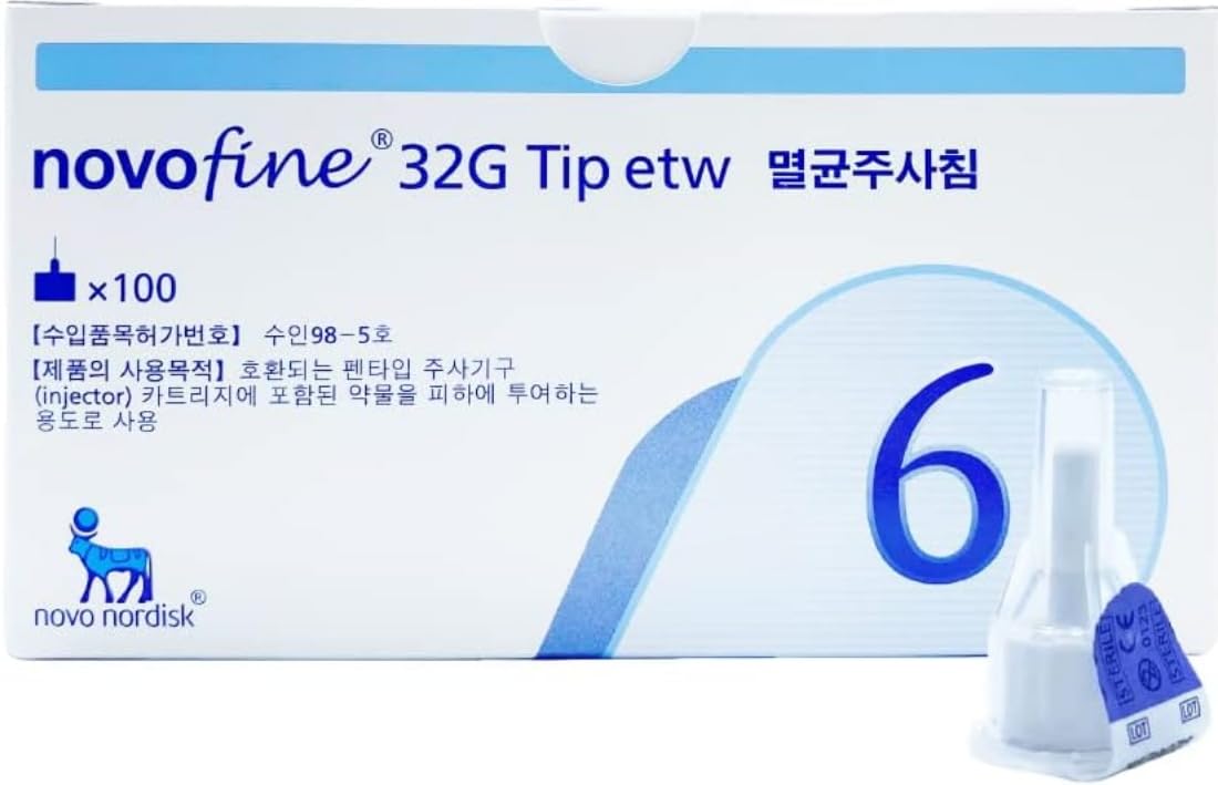 Novofine 32G Tip etw, 0.23/0.25 x 6 mm, 100pcs/Box