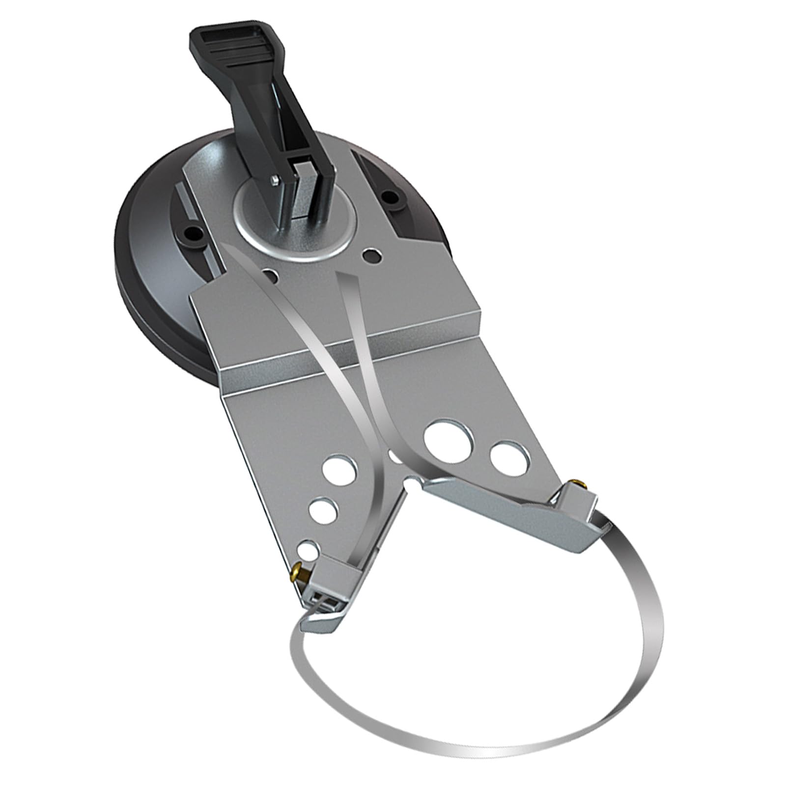 Aqvjd Metal Glass Opening Locator For Hole Drilling Adjustable Size Suction Cup Position Tool For Renovation Work Hole Cutter