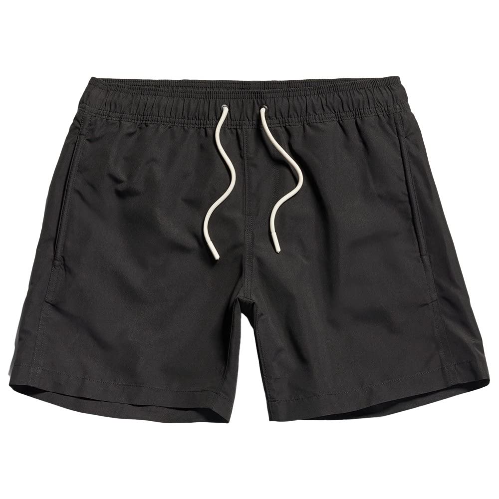 G-Star Men's Black (Dk Black D22958-A505-6484) Dirik Solid Swim Shorts, Small