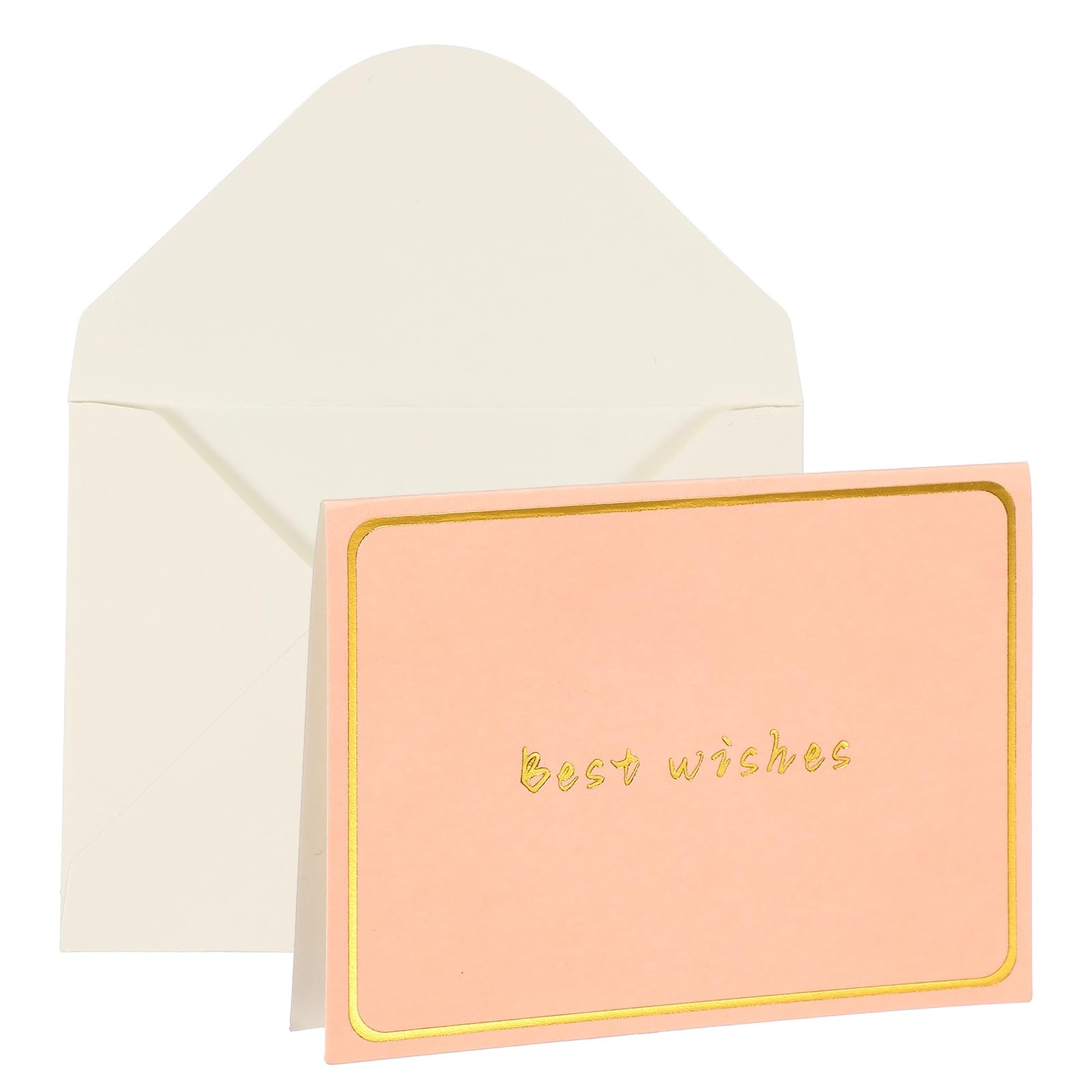YOKIVE 3x4 Best wishes Cards, 20 Pcs, Pink, Small Greeting Card — image 1