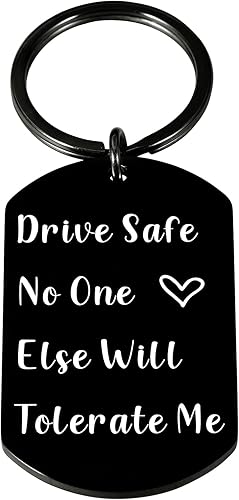 Regalos del día de San Valentín para él novio marido llavero seguro para hombres y mujeres regalos románticos de aniversario para él regalos de