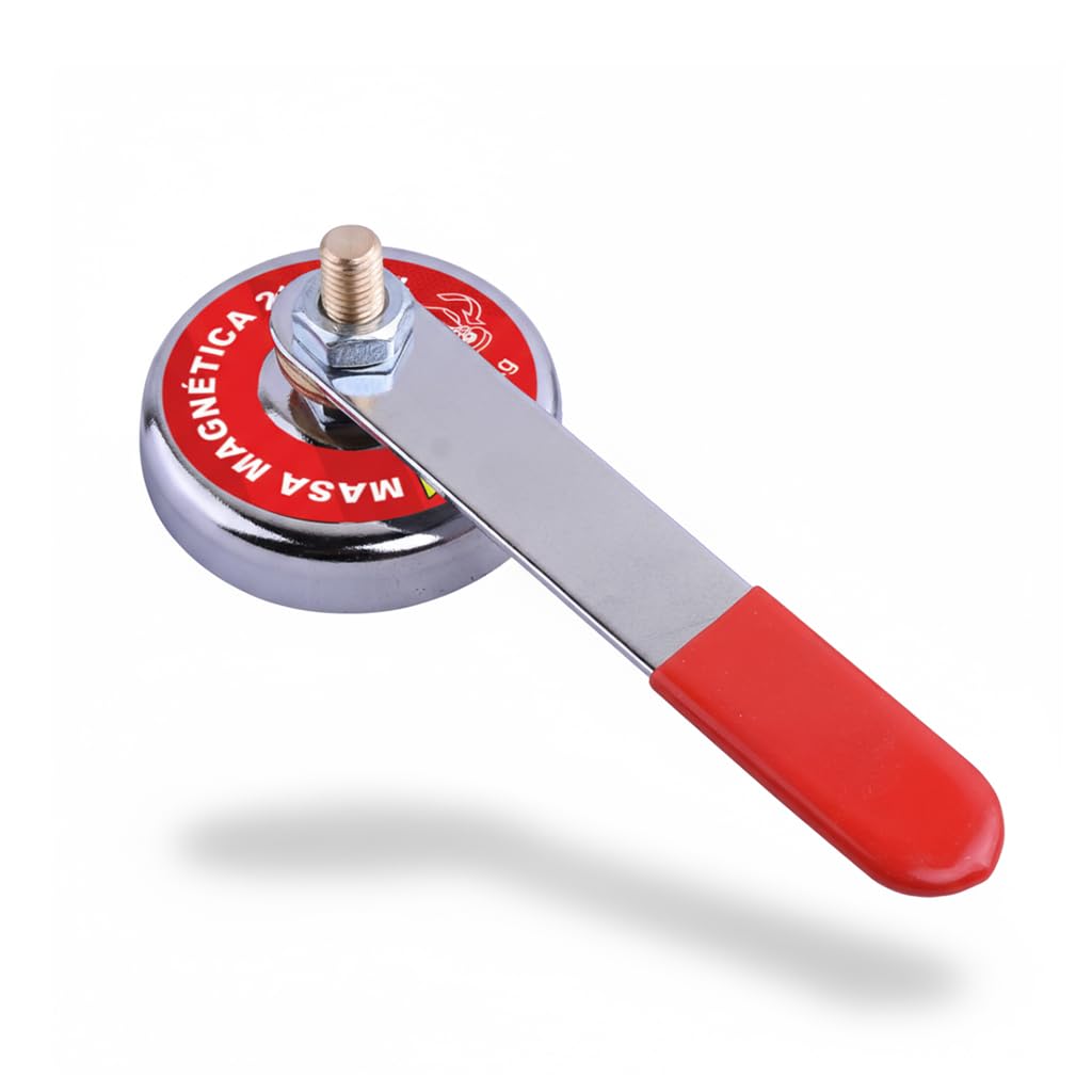 Solter Masa Magnética 200A Ø50 mm – Punto de tierra rápido para MMA/TIG – fijación potente, montaje sin herramientas – Ref. 10306