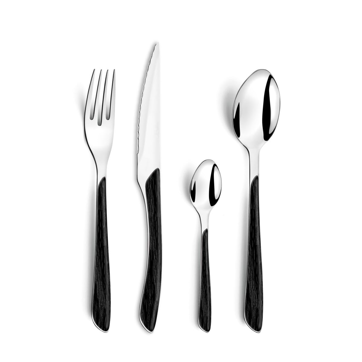 ECLAT Nature 24-Piece Cutlery Set Bois Noir