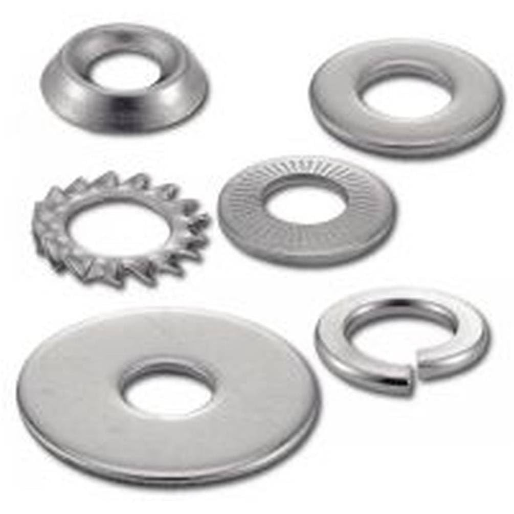 100 arandelas planas cortadas de 8 mm – DIN 125 a – ISO 7089 – UNI 6592 – AISI 310 – D-Work