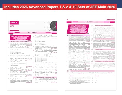 Image of Disha Combo (3 Books) Errorless 49 Years JEE Advanced (1978 - 2026) & 25 Year JEE Main (2002 - 2026) PHYSICS, CHEMISTRY & MATHEMATICS Chapter-wise & Topic-wise PYQs 22nd Edn | For JEE Main & Adv 2027