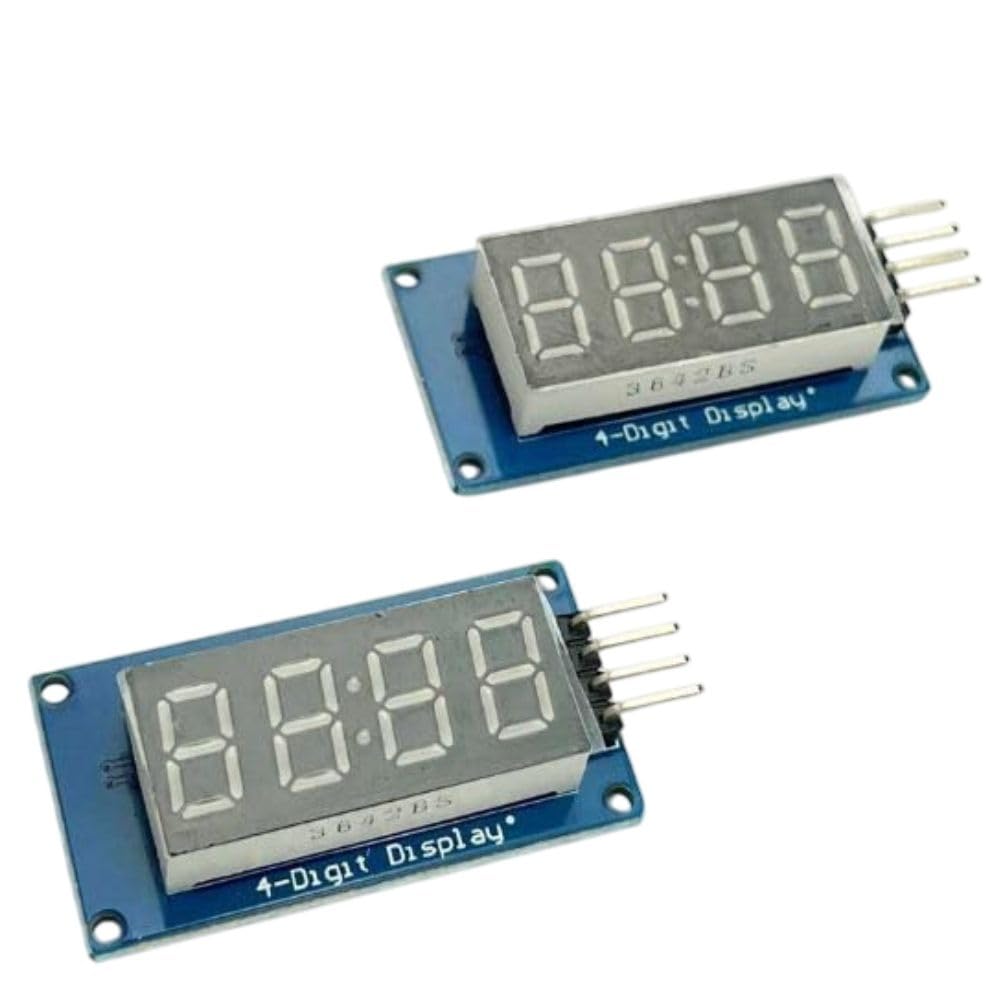 Yellow Tommy 4-Digit 7-Segment LED Display Module | Numeric