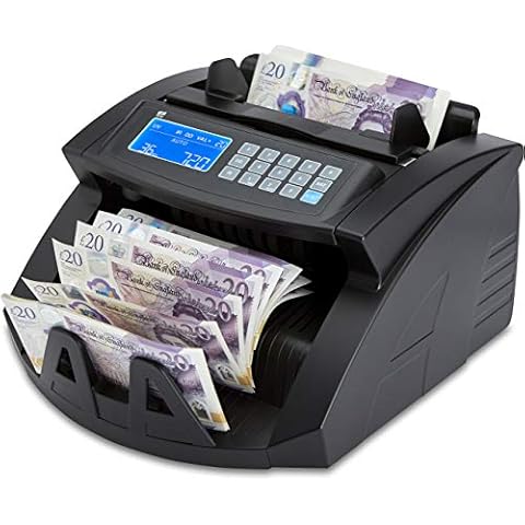 The ZZap NC20+ Banknote Counter & Counterfeit Detector - Counts 1000 banknotes per Minute, Batch Counting, 4-fold Counterfeit Detection and More! Cover