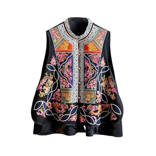 Gilet châle brodé vintage pour vos soirées d'été et sorties culturelles